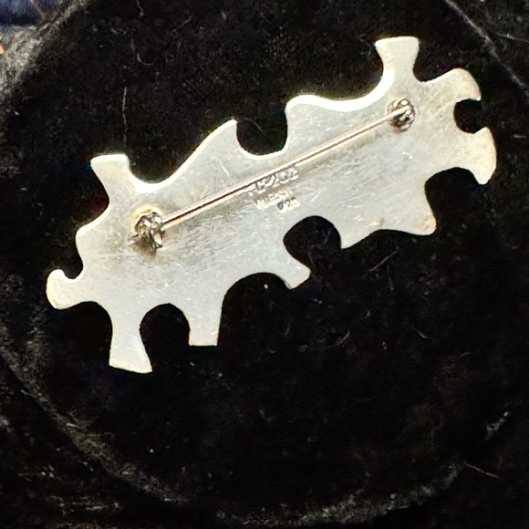 Antonio Pineda Taxco 925 Puzzle Pin – 11.75g of Sterling Genius - Picture 8 of 10